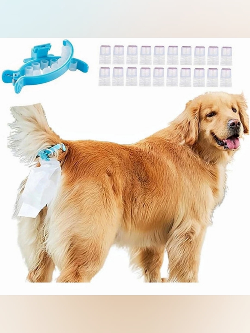 Brand New Automatic Dog Poop Collector With 20 Disposable Bags